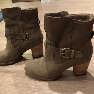Timberland waterproof suede booties